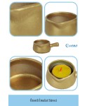 Altın Mumluk Şamdan 3 Adet Tealight Uyumlu Üçlü Tava Model